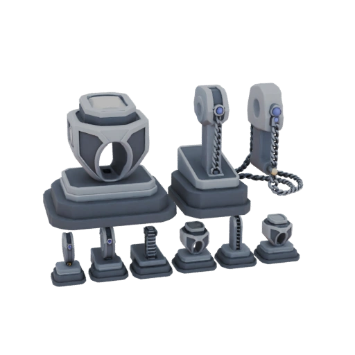 Set di Anello e Ciondolo di Lusso Asset 3D per Stampa STL