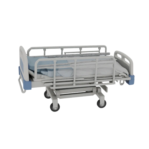 Carrello Ospedaliero Chirurgico 3D per Simulazione Ingegneristica