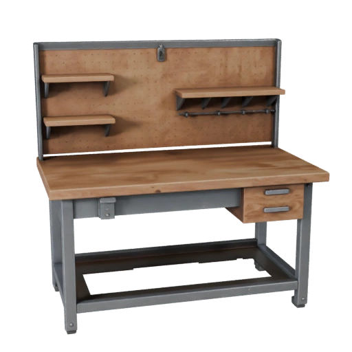Banco da Lavoro Meccanico Asset 3D Studio Render per Film