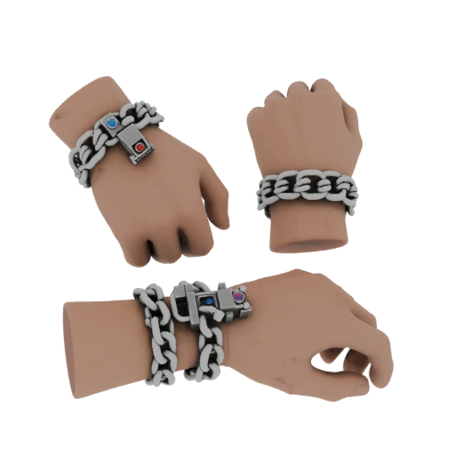 Bracciale Rigido 3D per Uso Studio Cabinet Hero