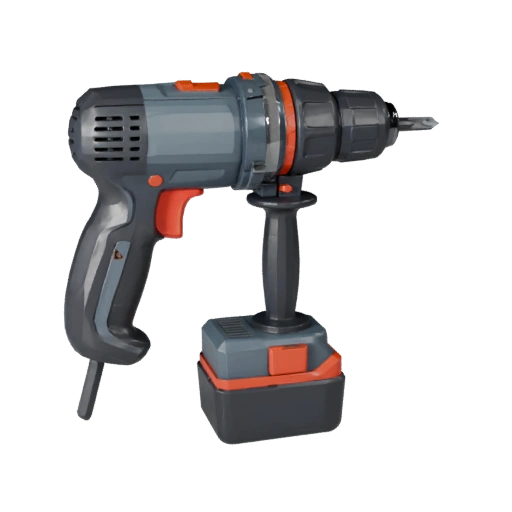 Workshop Drill 3D Asset for Casual and Indie Games