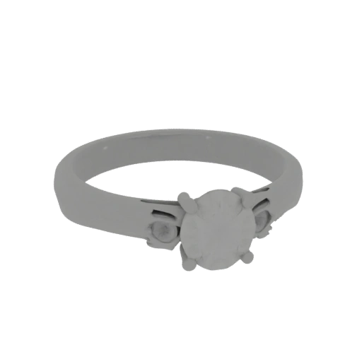 Solitär Verlobungsring 3D-Asset für Studiofilme