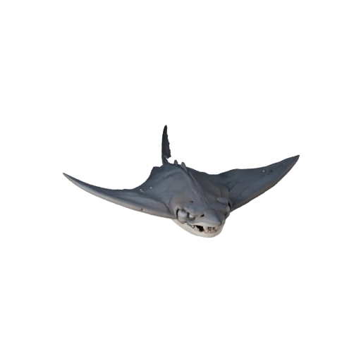 Realistic Stingray 3D Model - Rigged PBR Asset for Games | PBR