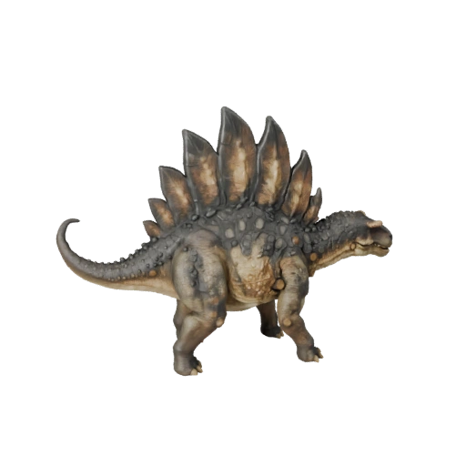 Modelo 3D de Estegosaurio para Blender - Activo PBR con Texturas