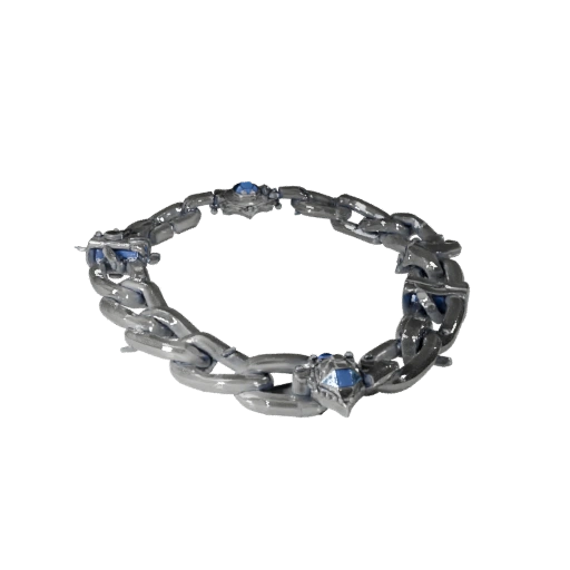 Collier stylisé style chaîne - Modèle 3D pour jeu casual