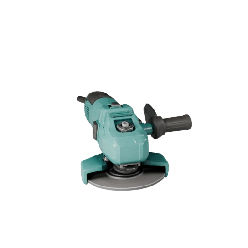 Contractor Angle Grinder 3D Asset for Casual Games