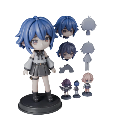 Realistic Anime Figure | Drop-In Scene Composition Pack