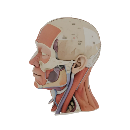 Kit Anatomia Testa Modulare 3D per Film