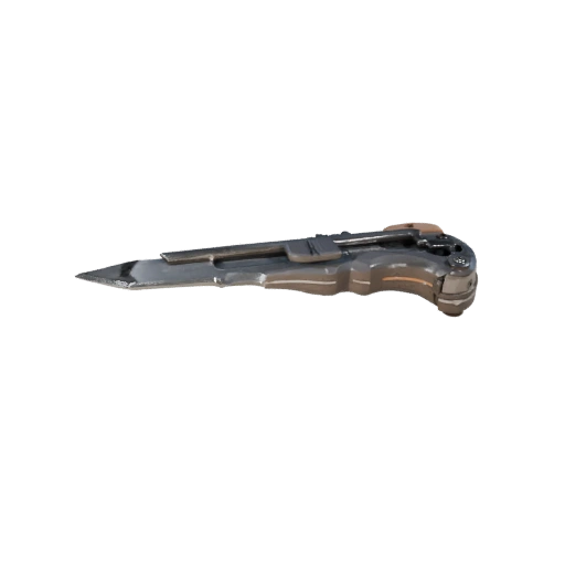 Coltello da lavoro vintage stilizzato Asset 3D per giochi casual