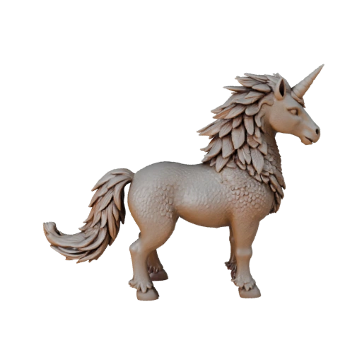 Unicorn de Alto Poligonaje Modelo 3D - STL Detallado para Impresión