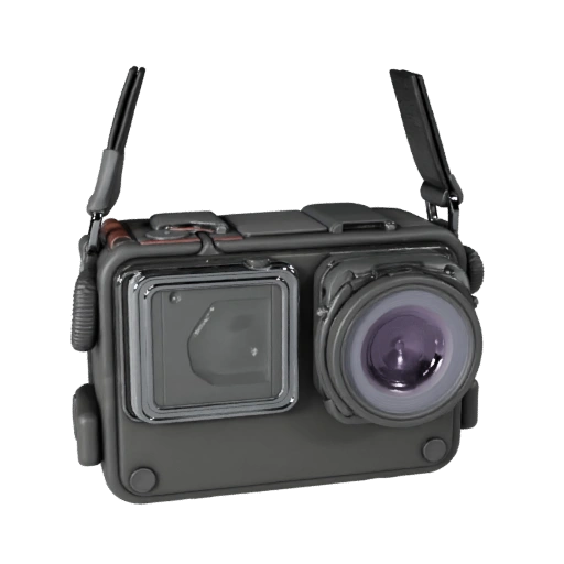 High Poly Training Body Camera 3D Asset for Studio