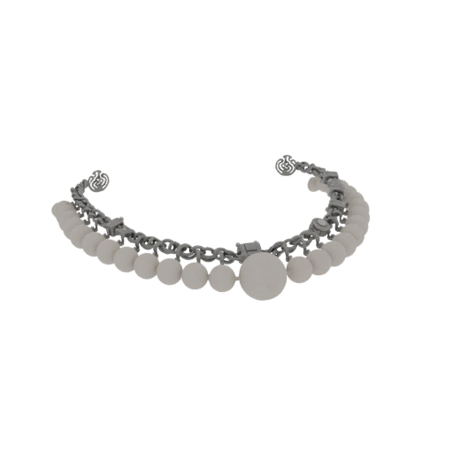 Collier de perles 3D pour film cinématographique et VFX