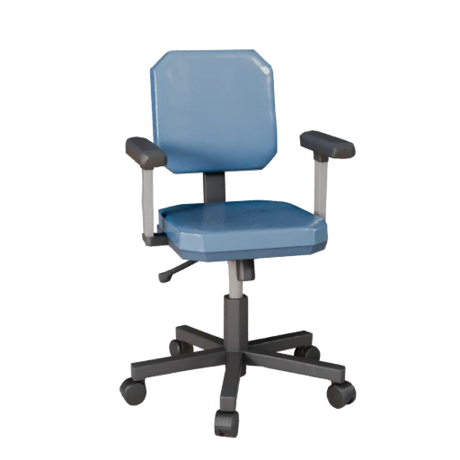Sedia Esame Ward 3D Game Asset per Motori Realtime
