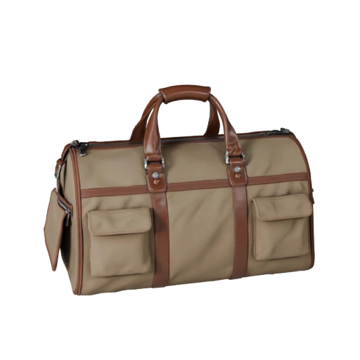 Luxury Duffel Bag 3D Asset for Realtime Engine Use