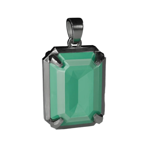 Pendente di Smeraldo Asset 3D per Motori Realtime