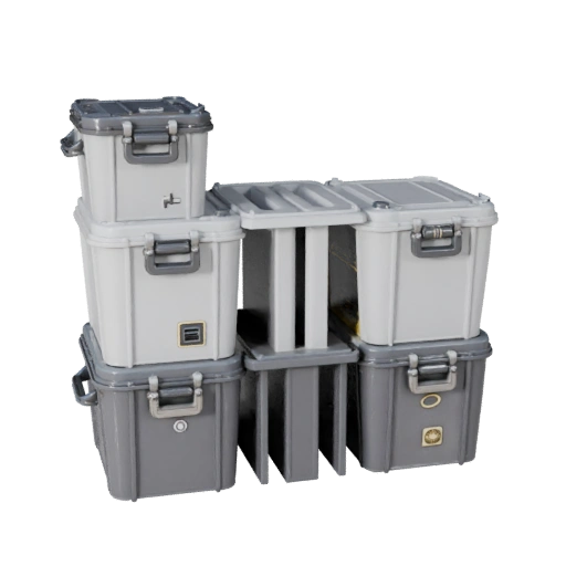 Contenedor de Almacenamiento Sellado Modular 3D para Kits