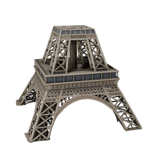 Modèle 3D Tour Eiffel - Actif Archviz Réaliste pour l'Architecture