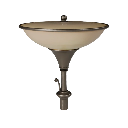 Lampada da Terra Art Déco Asset 3D per Rendering Cinematografici