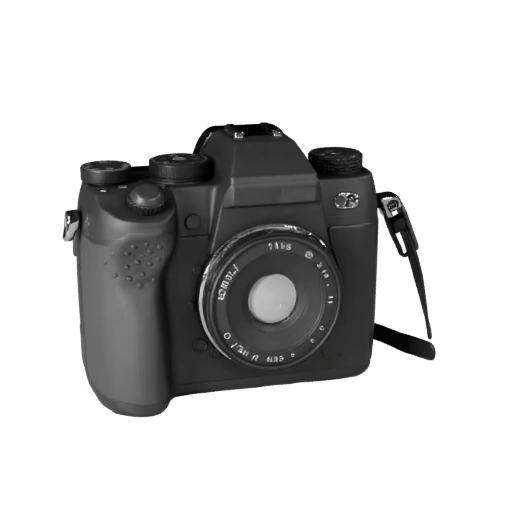 Mirrorless Instant Camera 3D Hero Asset for Studio