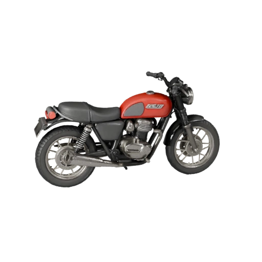 Modelo 3D Imprimível de Moto Retrô STL para Exibição
