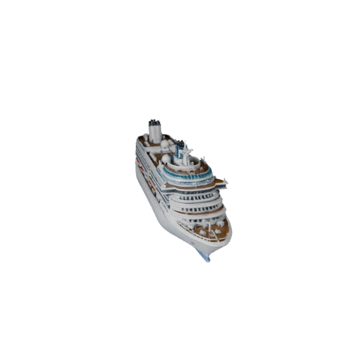 Modèle 3D de bateau de croisière pour Unreal Engine - Actif prêt pour le jeu