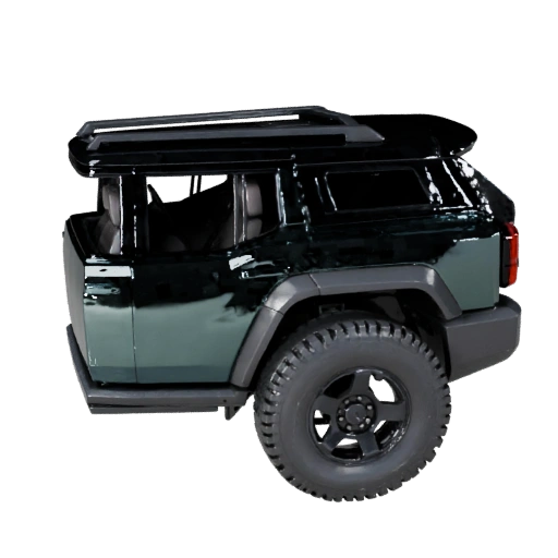 Hohe Poly Suv 3D Modell für Studio Renderings PBR Asset