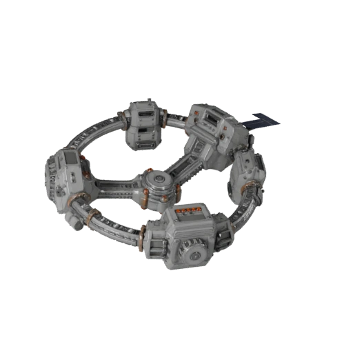 Research Habitat Module 3D Asset für Casual Engines