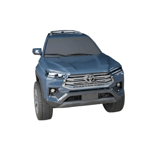 Modelo 3D de SUV Inspirado em Toyota - Asset PBR de Alta Poligonagem para