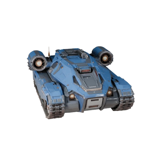 Modello 3D Carro Fantascientifico Pronto per il Gioco per Giochi in Tempo Reale - PBR