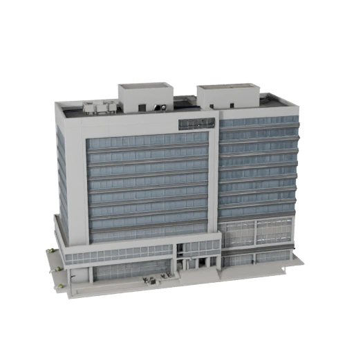 Forschungsinstitut Büro 3D-Modell für Unreal - Echtzeit-Asset