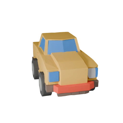 Modelo 3D de Carro da Cidade Baixo Poli para Unity & Unreal PBR Asset (Legacy)
