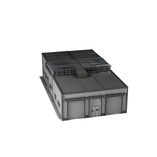 Kit Industriale Modulare Stampabile STL Modello 3D - Asset in Scala