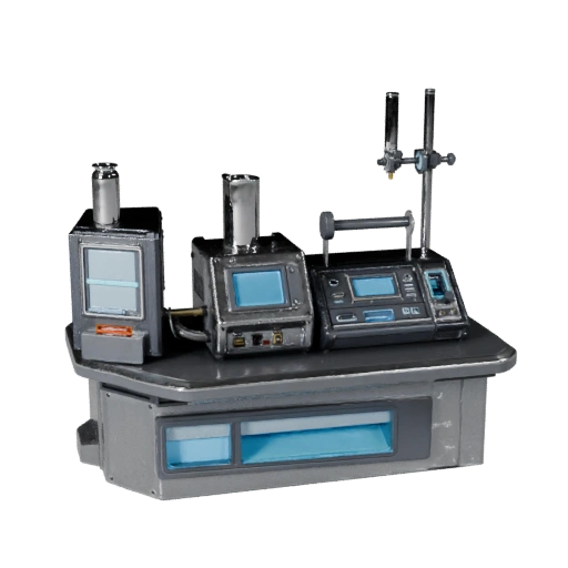 Futuristic Scanner Device 3D Asset for Studio Films