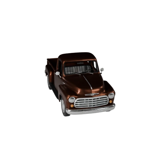 Camioncino d'epoca 3D Model per Blender e Giochi -