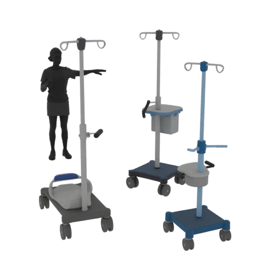 Supporto IV Clinica Asset Studio 3D per Rendering Cinema