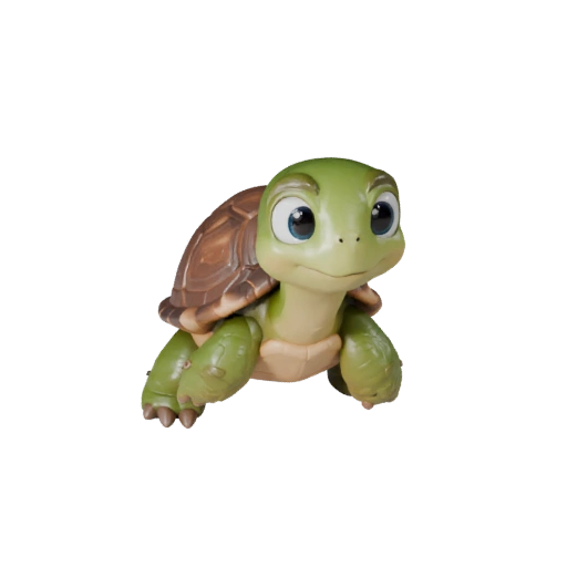 Modèle 3D de Tortue Dessin Animé - Actif Stylisé pour Animation | PBR