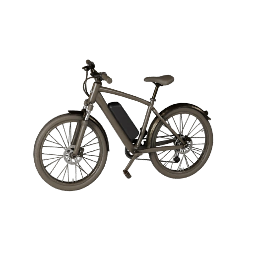 Modelo 3D de Bicicleta Eléctrica para Blender y Juegos - Activo PBR
