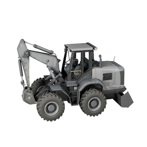 Radlader 3D-Modell für Unreal Engine - Spielbereit