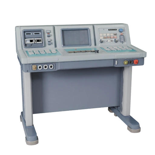 Stylized Prototype Lab Console 3D Casual Game Asset