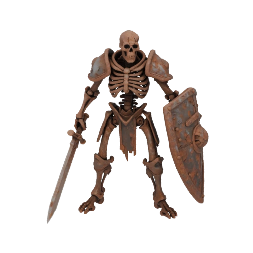 Fantasy Skelett Krieger Miniatur STL - Schwarm
