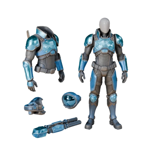 Modello Personaggio Assalto Sci-Fi - Modellato