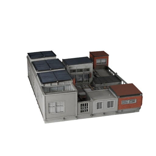 Модульный строительный комплект 3D модель для Blender - Рендер-ассет
