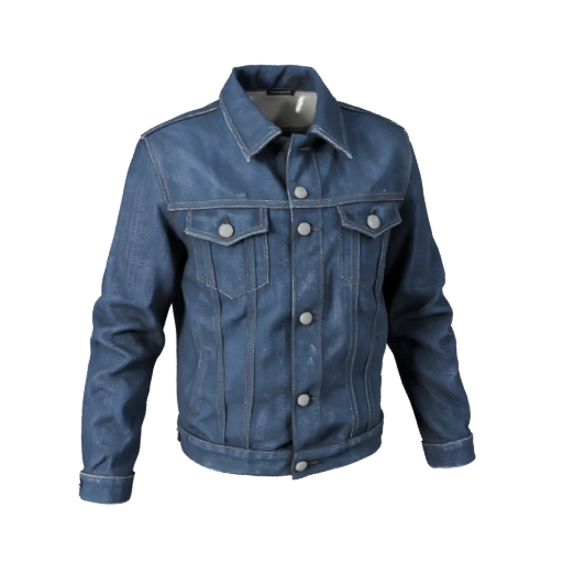 Giacca di Jeans Pronta per AR Asset 3D per Browser Online