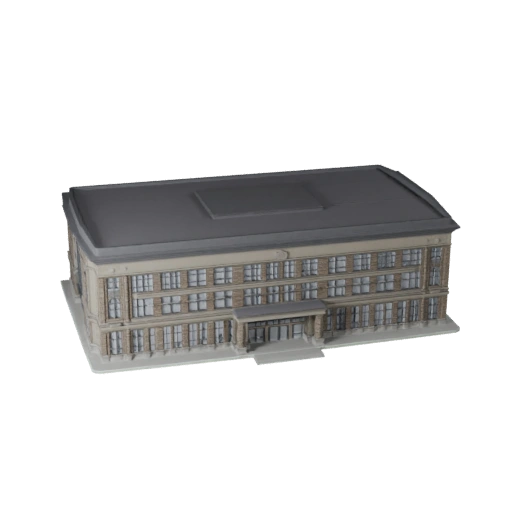 3D модель общественного павильона для Blender - Рендер-ресурс