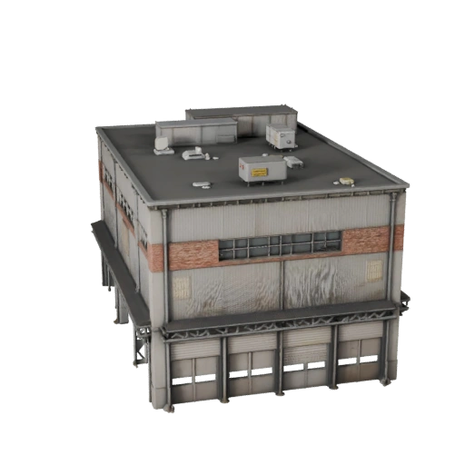 Modelo 3D de Centro de Dados de Alta Poligonalidade para Archviz