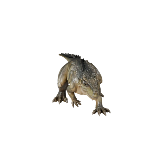 Modelo 3D Dragão-de-Komodo para Unity - Asset Pronto para Jogo, FBX | PBR