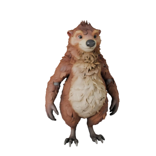 Oso Hormiguero 3D Model para Unity - Asset Listo para Juego, FBX | Libre de Regalías