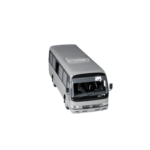 Modelo 3D de Micro-ônibus para Blender - Asset Pro Pronto para Renderização