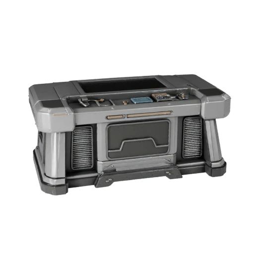 Consola de Laboratorio Futurista Modelo 3D GLB para Web y RA