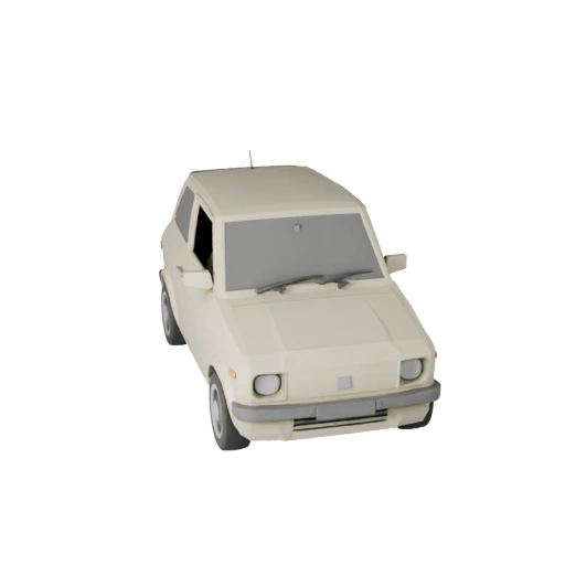 Hohe Poly Schrägheck 3D Modell für Studio-Renderings PBR-Asset (Legacy)